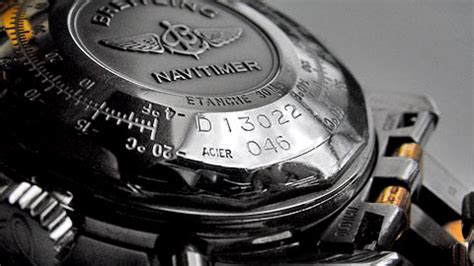 breitling serial number location|breitling model reference numbers.